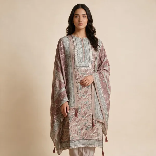 Mauve_Printed_Straight_Kurta_With_Dupatta_For_Women