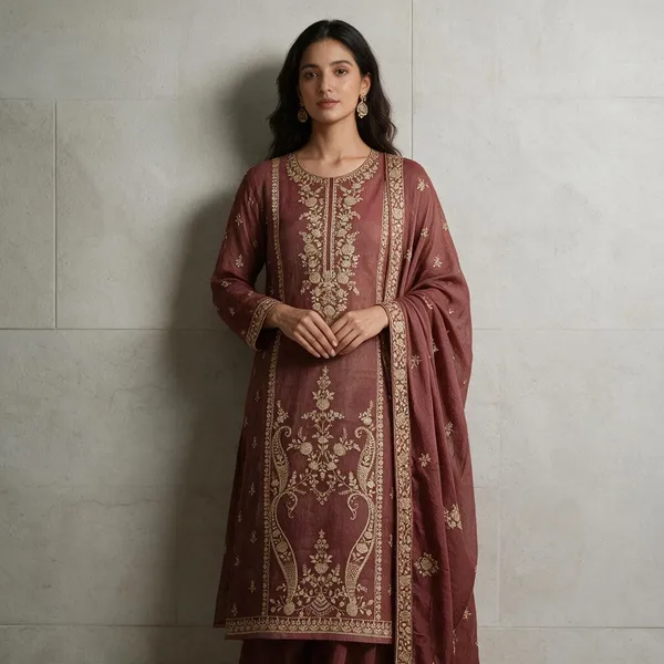 Rose_Embroidered_Ethnic_Suit_Fabric_For_Women