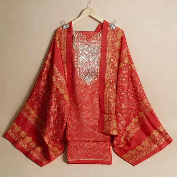 Red_Embroidered_Straight_Kurta_Suit_Set_For_Women