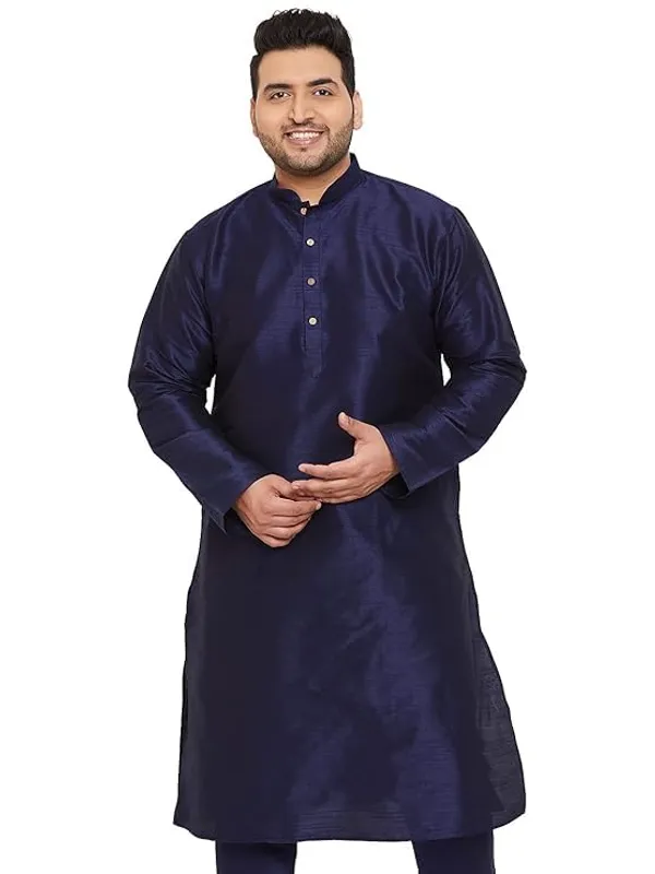 Classic_And_Contemporary_Kurta_And_Kurta_Sets_For_Men_Of_BlUE_Color