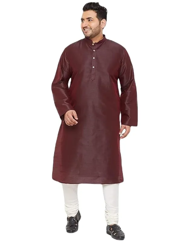 Classic_And_Contemporary_Kurta_And_Kurta_Sets_For_Men_Of_BURGUNDY_Color