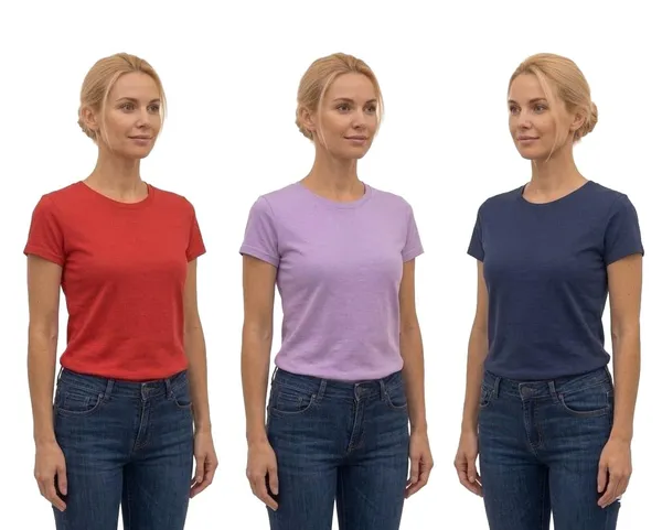 T_Shirt_For_Women_Pattern_Solid_Round_Neck_Cotton_Half_Sleeve_Idot_For_Gym_Sports_And_Daily_Use_Combo_Pack_Of_3_Women_T_Shirt