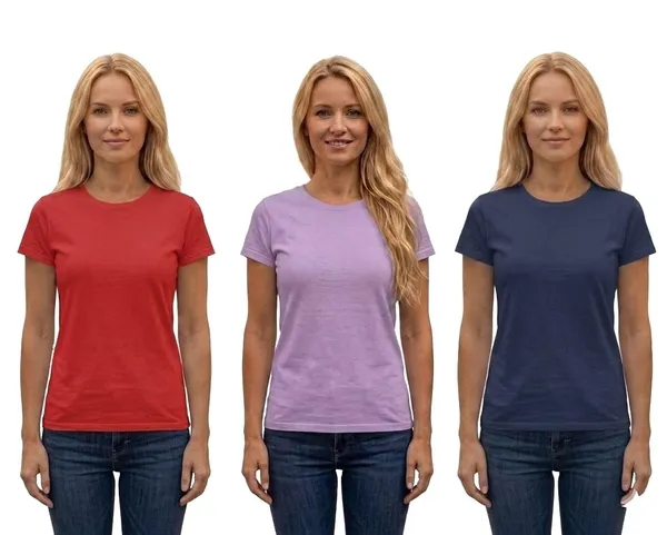 T_Shirt_For_Women_Pattern_Solid_Round_Neck_Cotton_Half_Sleeve_Idot_For_Gym_Sports_And_Daily_Use_Combo_Pack_Of_3_Women_T_Shirt
