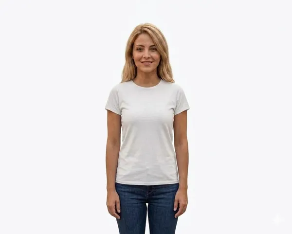 T_Shirt_For_Women_Pattern_Solid_Round_Neck_Cotton_Half_Sleeve_Idot_For_Gym_Sports_And_Daily_Use_Women_T_Shirt