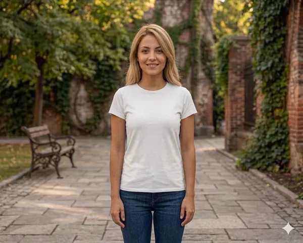 T_Shirt_For_Women_Pattern_Solid_Round_Neck_Cotton_Half_Sleeve_Idot_For_Gym_Sports_And_Daily_Use_Women_T_Shirt
