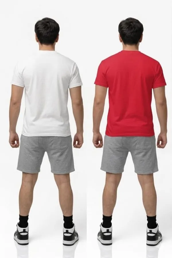 T_Shirt_For_Men_Pattern_Solid_Round_Neck_Cotton_Half_Sleeve_Idot_For_Gym_Sports_And_Daily_Use_Combo_Pack_Of_2_Men_S_T_Shirt