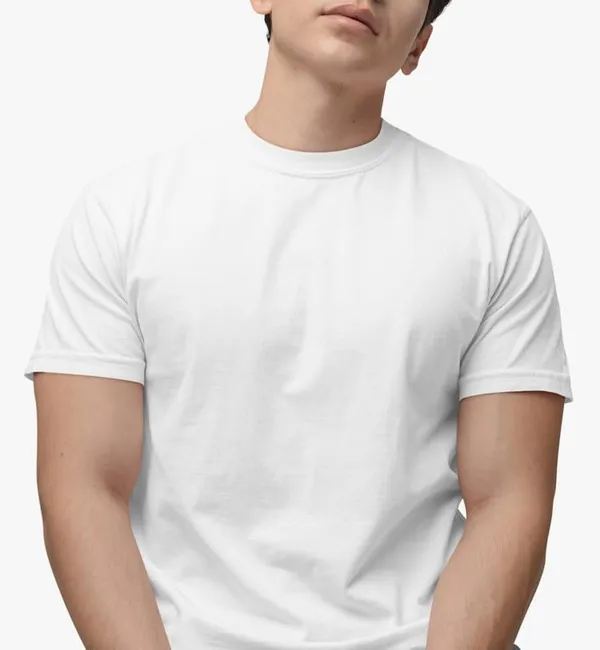 T_Shirt_For_Men_Pattern_Solid_Round_Neck_Cotton_Half_Sleeve_Idot_For_Gym_Sports_And_Daily_Use_Men_S_T_Shirt