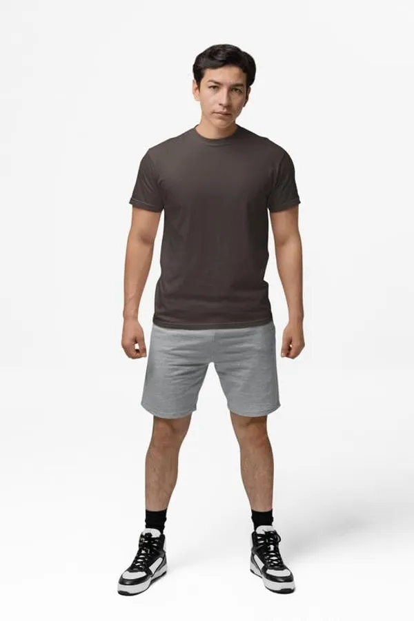T_Shirt_For_Men_Pattern_Solid_Round_Neck_Cotton_Half_Sleeve_Idot_For_Gym_Sports_And_Daily_Use_Men_S_T_Shirt
