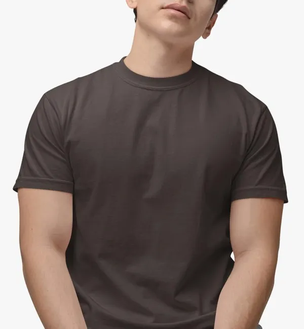 T_Shirt_For_Men_Pattern_Solid_Round_Neck_Cotton_Half_Sleeve_Idot_For_Gym_Sports_And_Daily_Use_Men_S_T_Shirt