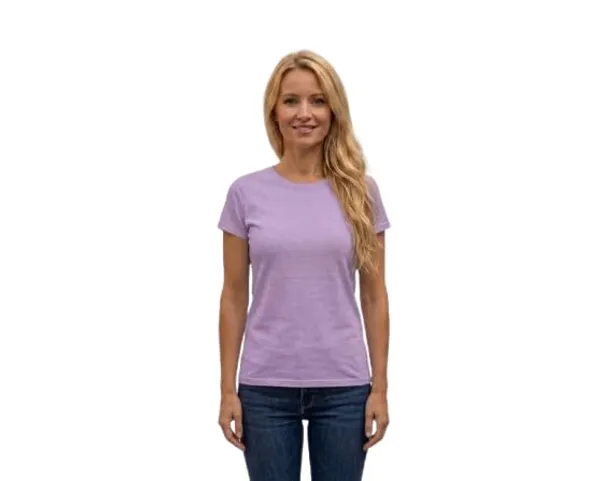 T_Shirt_For_Women_Pattern_Solid_Round_Neck_Cotton_Half_Sleeve_Idot_For_Gym_Sports_And_Daily_Use_Women_T_Shirt