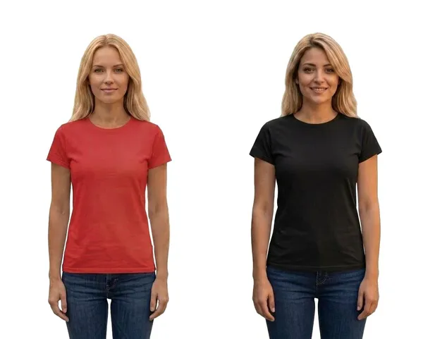 T_Shirt_For_Women_Pattern_Solid_Round_Neck_Cotton_Half_Sleeve_Idot_For_Gym_Sports_And_Daily_Use_Combo_Pack_Of_2_Women_T_Shirt