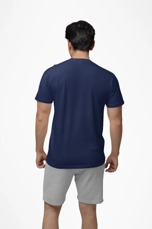 T_Shirt_For_Men_Pattern_Solid_Round_Neck_Cotton_Half_Sleeve_Idot_For_Gym_Sports_And_Daily_Use_Men_S_T_Shirt
