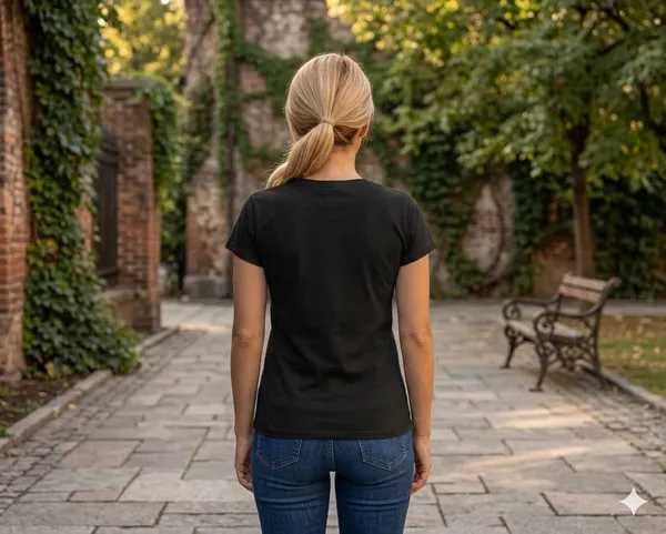 T_Shirt_For_Women_Pattern_Solid_Round_Neck_Cotton_Half_Sleeve_Idot_For_Gym_Sports_And_Daily_Use_Women_T_Shirt
