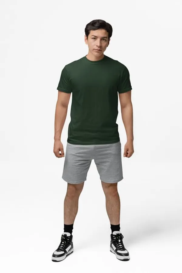 T_Shirt_For_Men_Pattern_Solid_Round_Neck_Cotton_Half_Sleeve_Idot_For_Gym_Sports_And_Daily_Use_Men_S_T_Shirt
