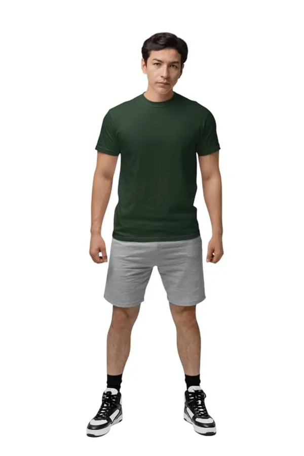 T_Shirt_For_Men_Pattern_Solid_Round_Neck_Cotton_Half_Sleeve_Idot_For_Gym_Sports_And_Daily_Use_Men_S_T_Shirt