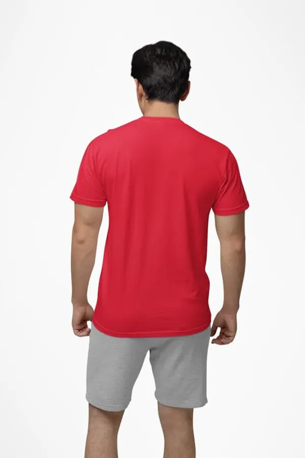 T_Shirt_For_Men_Pattern_Solid_Round_Neck_Cotton_Half_Sleeve_Idot_For_Gym_Sports_And_Daily_Use_Men_S_T_Shirt