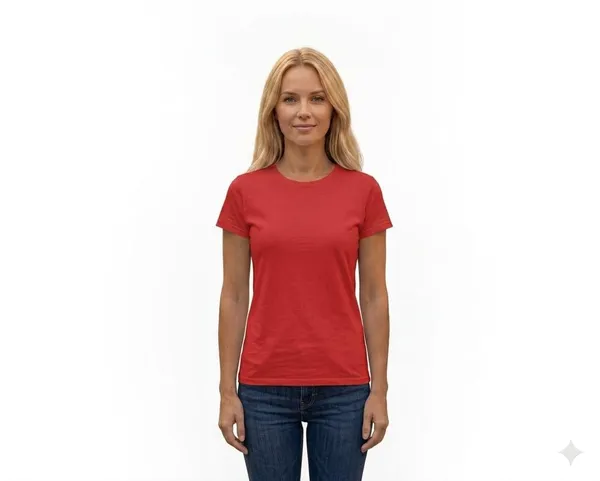 T_Shirt_For_Women_Pattern_Solid_Round_Neck_Cotton_Half_Sleeve_Idot_For_Gym_Sports_And_Daily_Use_Women_T_Shirt