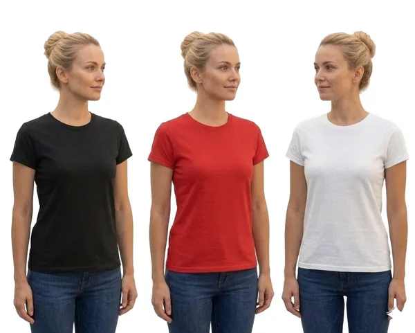 T_Shirt_For_Women_Pattern_Solid_Round_Neck_Cotton_Half_Sleeve_Idot_For_Gym_Sports_And_Daily_Use_Combo_Pack_Of_3_Women_T_Shirt