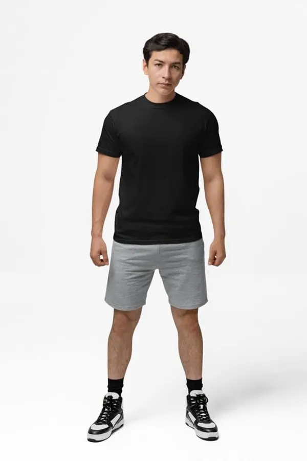 T_Shirt_For_Men_Pattern_Solid_Round_Neck_Cotton_Half_Sleeve_Idot_For_Gym_Sports_And_Daily_Use_Men_S_T_Shirt