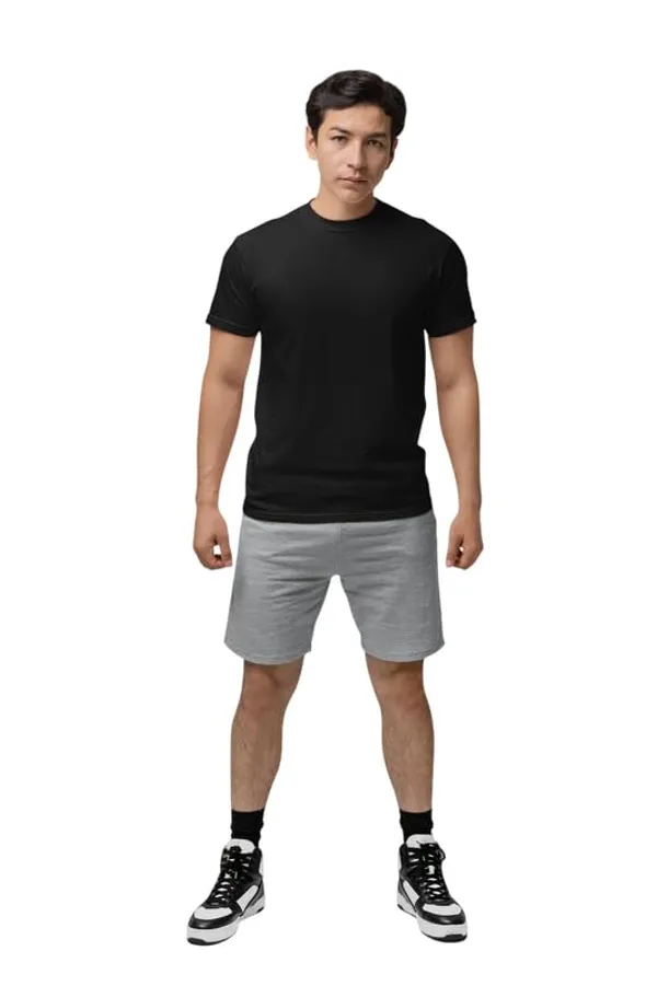 T_Shirt_For_Men_Pattern_Solid_Round_Neck_Cotton_Half_Sleeve_Idot_For_Gym_Sports_And_Daily_Use_Men_S_T_Shirt
