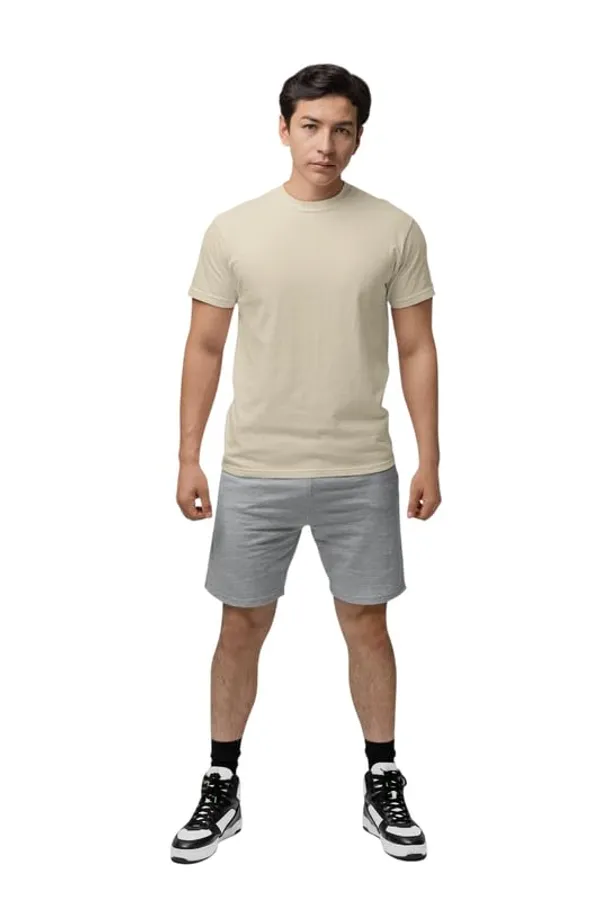 T_Shirt_For_Men_Pattern_Solid_Round_Neck_Cotton_Half_Sleeve_Idot_For_Gym_Sports_And_Daily_Use_Men_S_T_Shirt