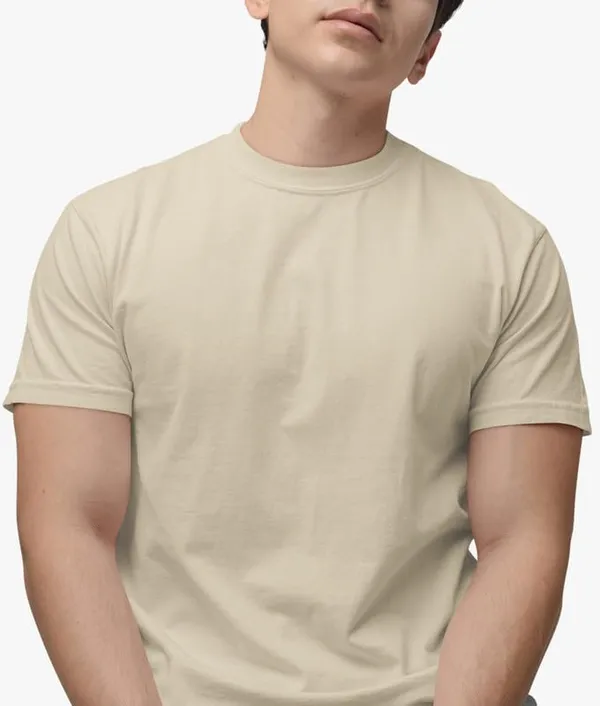 T_Shirt_For_Men_Pattern_Solid_Round_Neck_Cotton_Half_Sleeve_Idot_For_Gym_Sports_And_Daily_Use_Men_S_T_Shirt