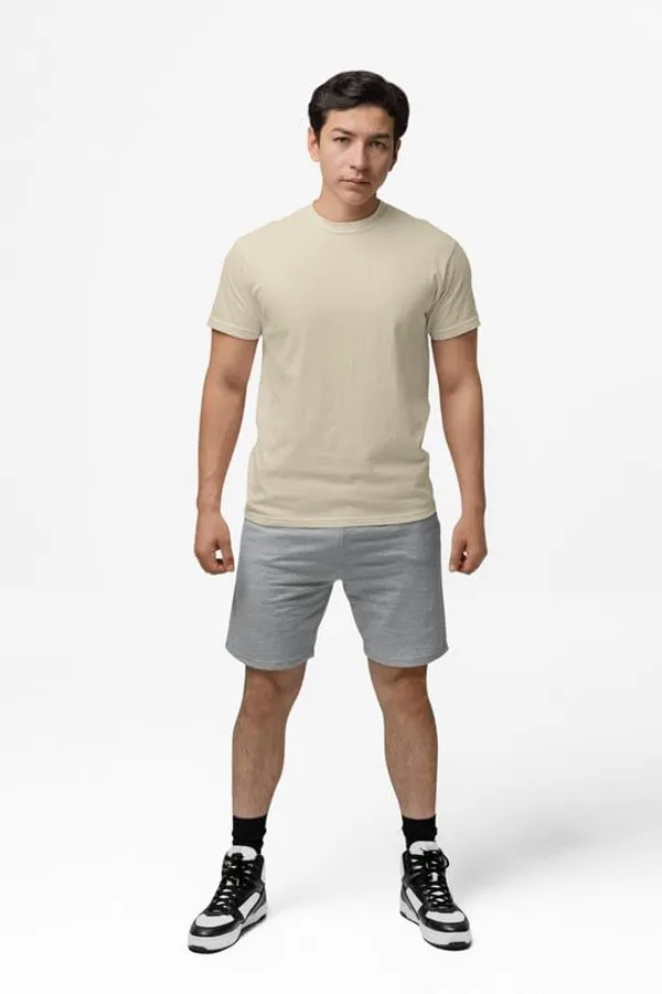 T_Shirt_For_Men_Pattern_Solid_Round_Neck_Cotton_Half_Sleeve_Idot_For_Gym_Sports_And_Daily_Use_Men_S_T_Shirt