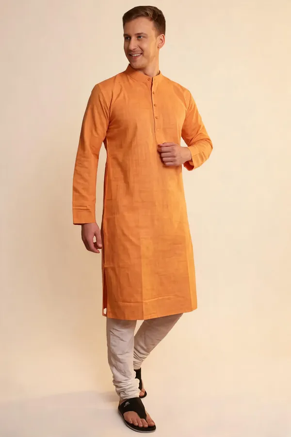 Product_Summary_Cosmic_Trends_Kurta_For_Man_Men_S_Trendy_Kurta_Men_S_Casual_Kurta_For_Wedding_Stylish_Full_Sleeve_Mandarin_Collar_Khadi_Cotton_Solid