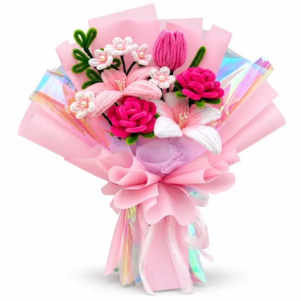 Foreverlove24_Red_Nylon_Flower_Bouquet_For_Gifting