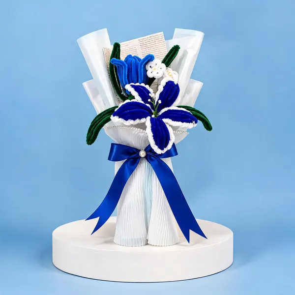 Foreverlove24_Blue_Nylon_Bouquet_Duo_Premium_&_Classic