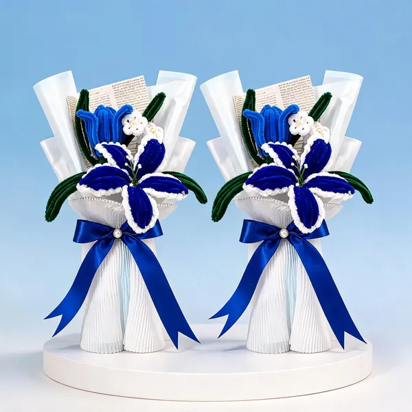 Foreverlove24_Blue_Nylon_Bouquet_Duo_Premium_&_Classic