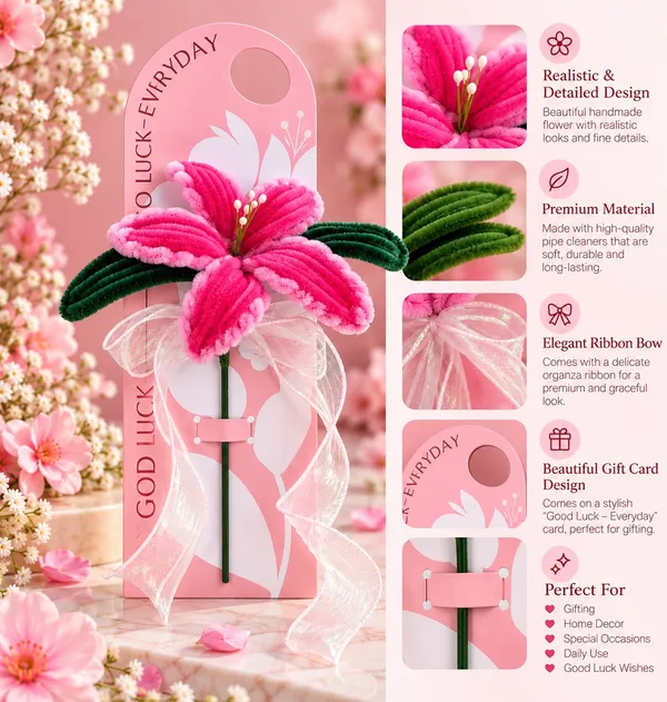 Foreverlove24_Pink_Nylon_Flower_Bouquet_For_Gifting