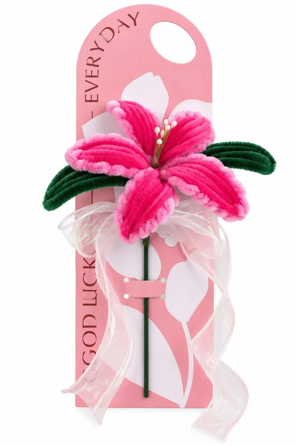 Foreverlove24_Pink_Nylon_Flower_Bouquet_For_Gifting