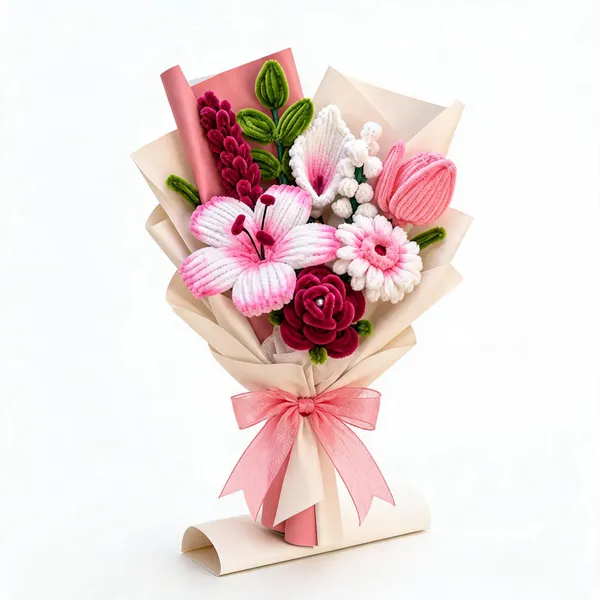 Foreverlove24_Multicolour_Nylon_Single_Flower_Gift_Card
