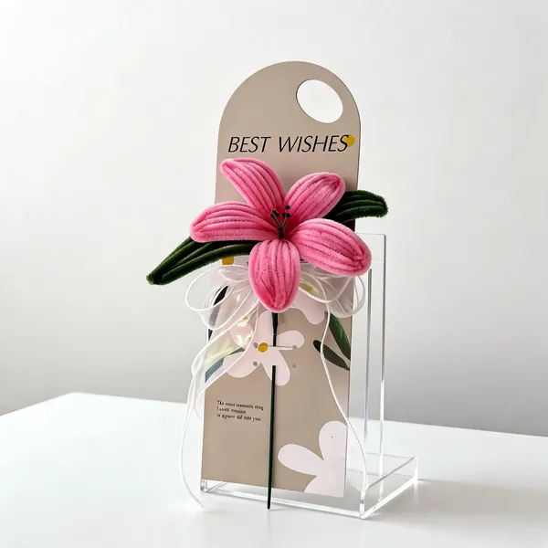 Foreverlove24_Pink_Nylon_Flower_Bouquet_For_Gifting