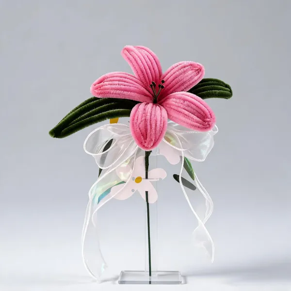 Foreverlove24_Pink_Nylon_Flower_Bouquet_For_Gifting
