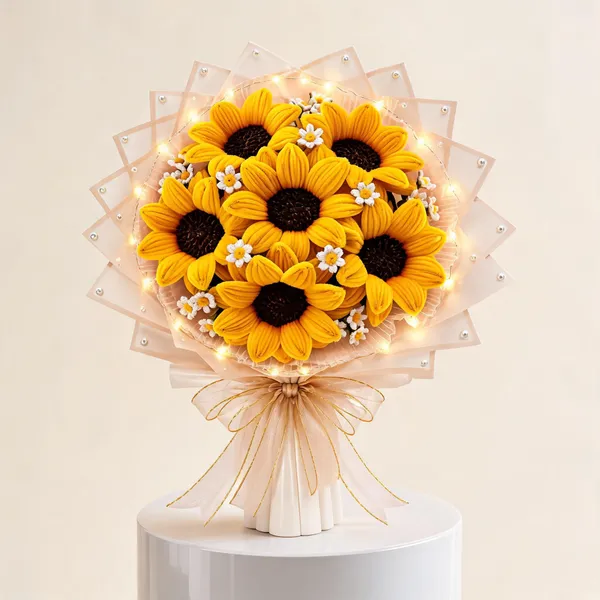 Foreverlove24_Yellow_Nylon_Flower_Bouquet_For_Gifting