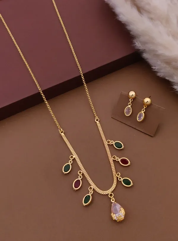 Multicolor_Brass_Stone_Necklace_Set_For_Women