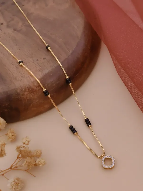 Gold_&_Black_Brass_Necklace_For_Women