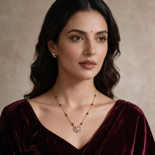 Gold_Brass_Floral_Pendant_Mangalsutra_For_Women