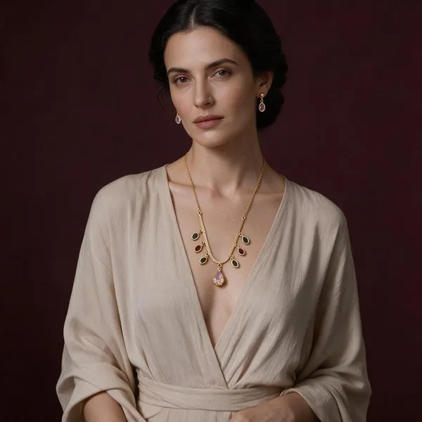 Multicolor_Brass_Stone_Necklace_Set_For_Women