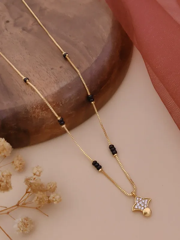 Gold_&_Black_Brass_Necklace_For_Women