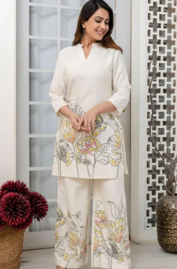 Women_S_Floral_Printed_Kurta_Palazzo_Set_Cream_White_Ethnic_Wear_Co_Ord_S_More