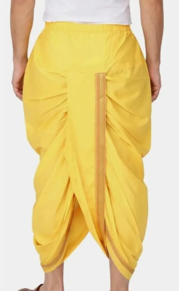 Yellow_Traditional_Dhoti_for_Men