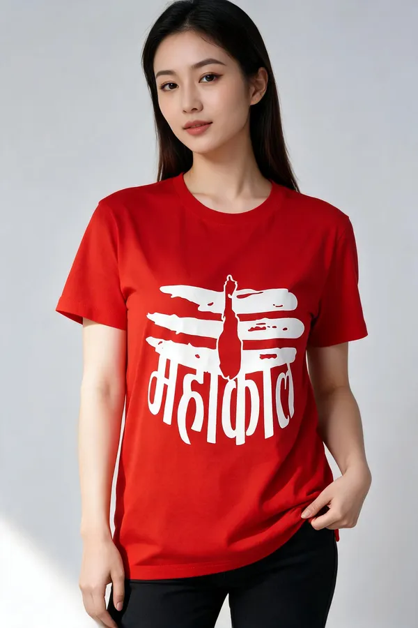 Red_Cotton_Regular_Fit_Graphic_T-Shirt_For_Unisex