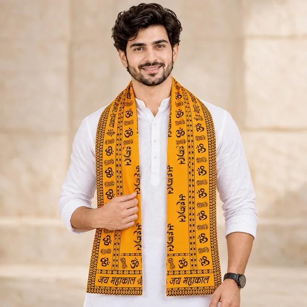 Multicolor_Cotton_Mahakal_Printed_Gamcha_For_Unisex