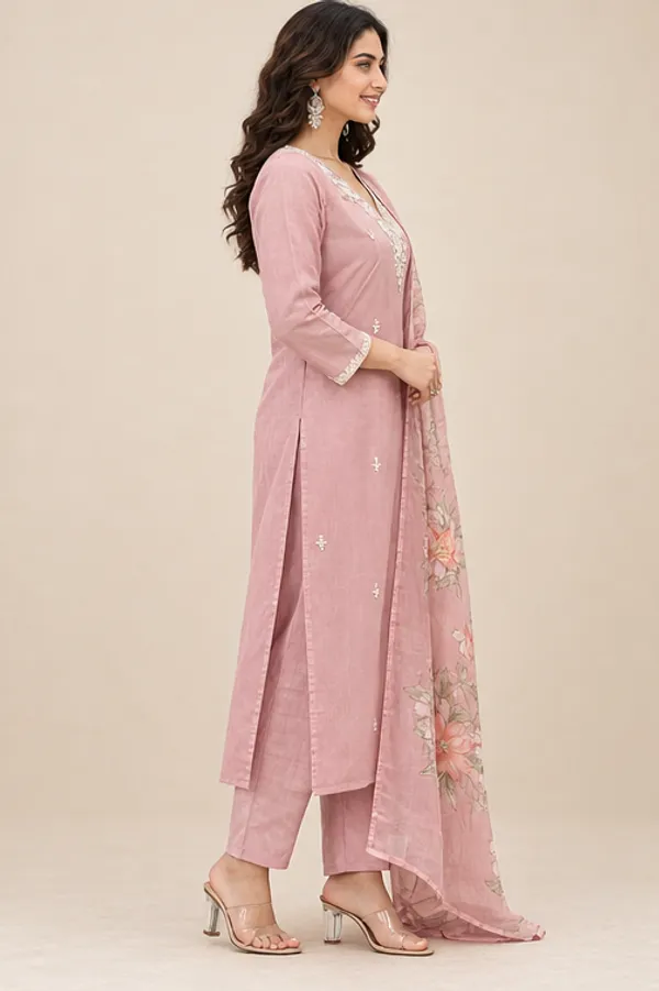 Pink_Embroidered_Straight_Kurta_Set_For_Women