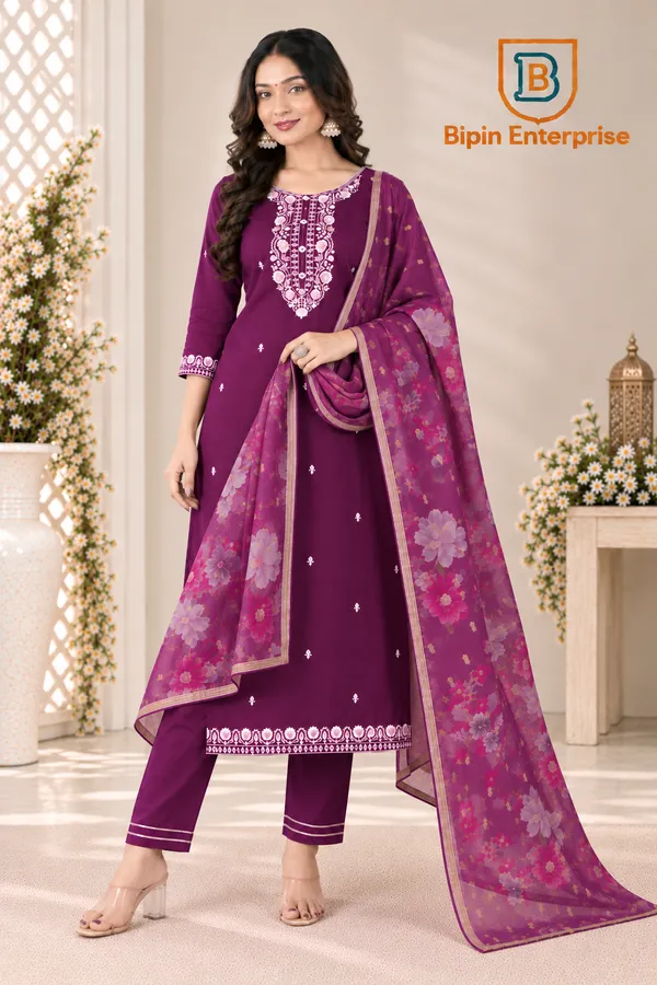 Purple_Embroidered_Straight_Kurta_Suit_Set_For_Women