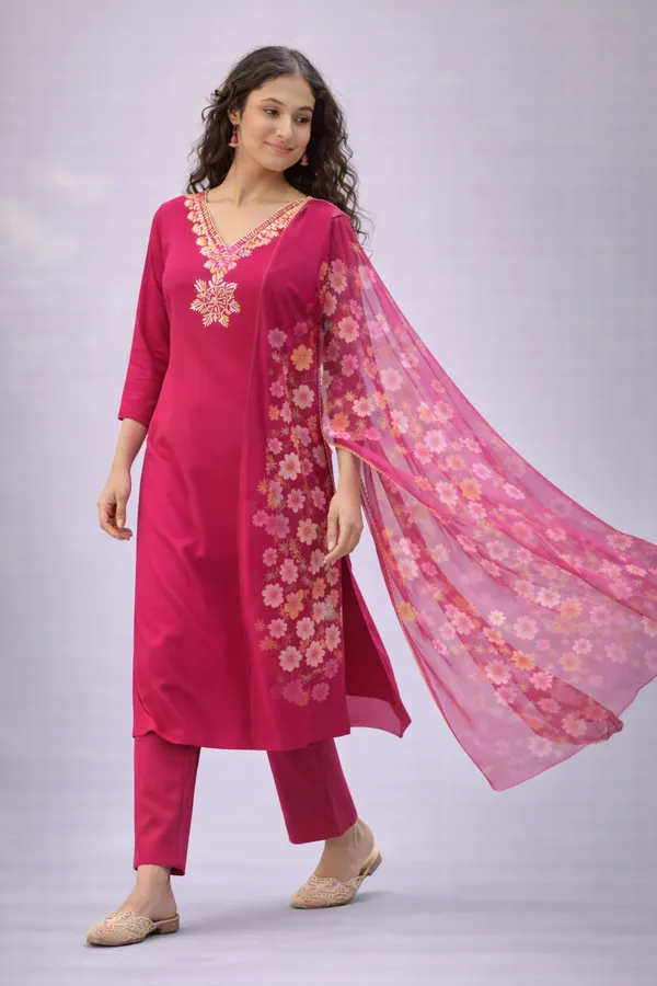 Pink_Embroidered_Straight_Kurta_Set_For_Women