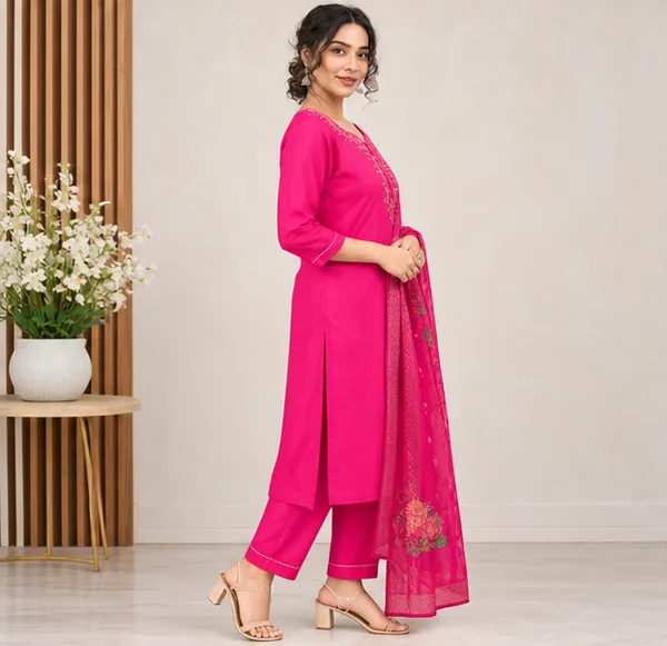 Pink_Embroidered_Straight_Kurta_Set_For_Women